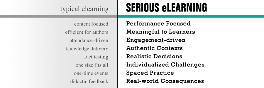 Serious eLearning Values